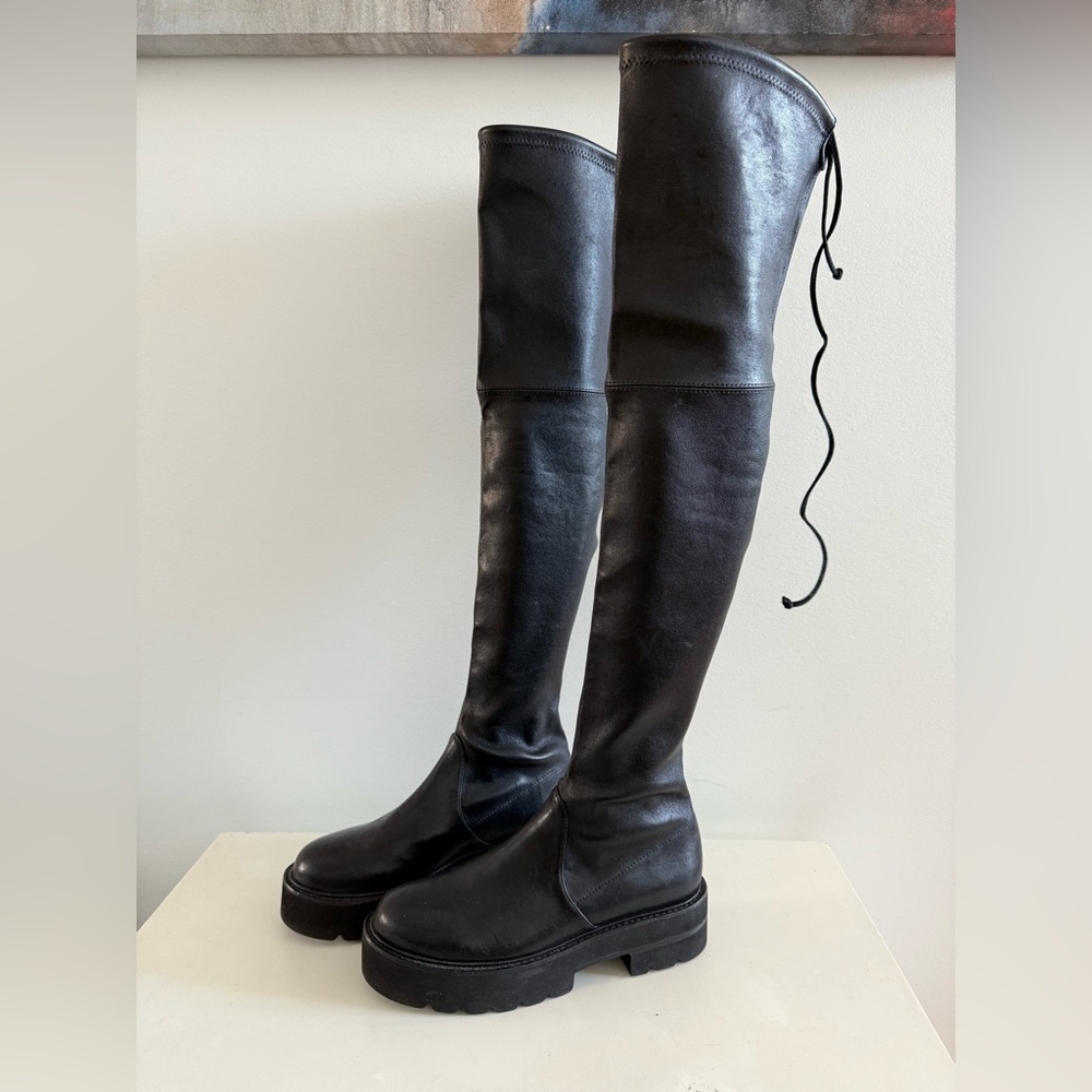 NEW Stuart Weitzman Lowland Ultralift Over-Knee Thigh Boots Size 7